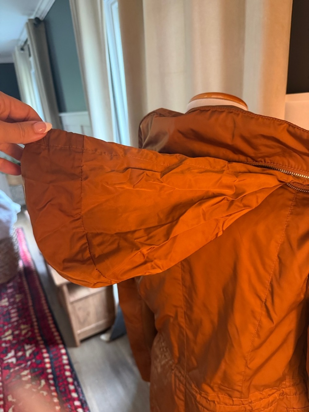 BCBGeneration Rust Utility Jacket with Zip Pockets - Picture 11 of 12